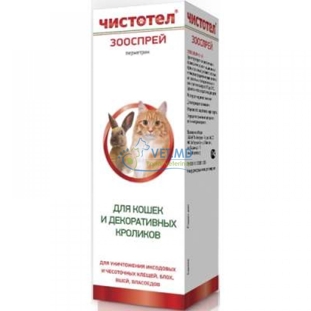 Cistotel zoosprai pentru pisici, 100 ml